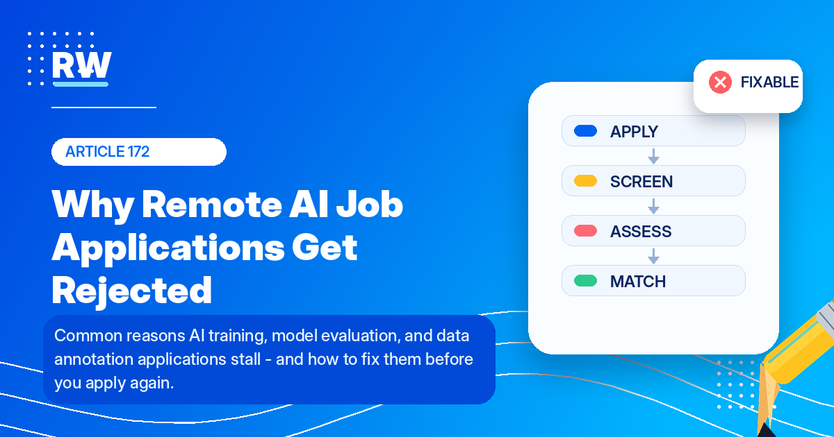Why remote AI job applications get rejected — Remote Work Union