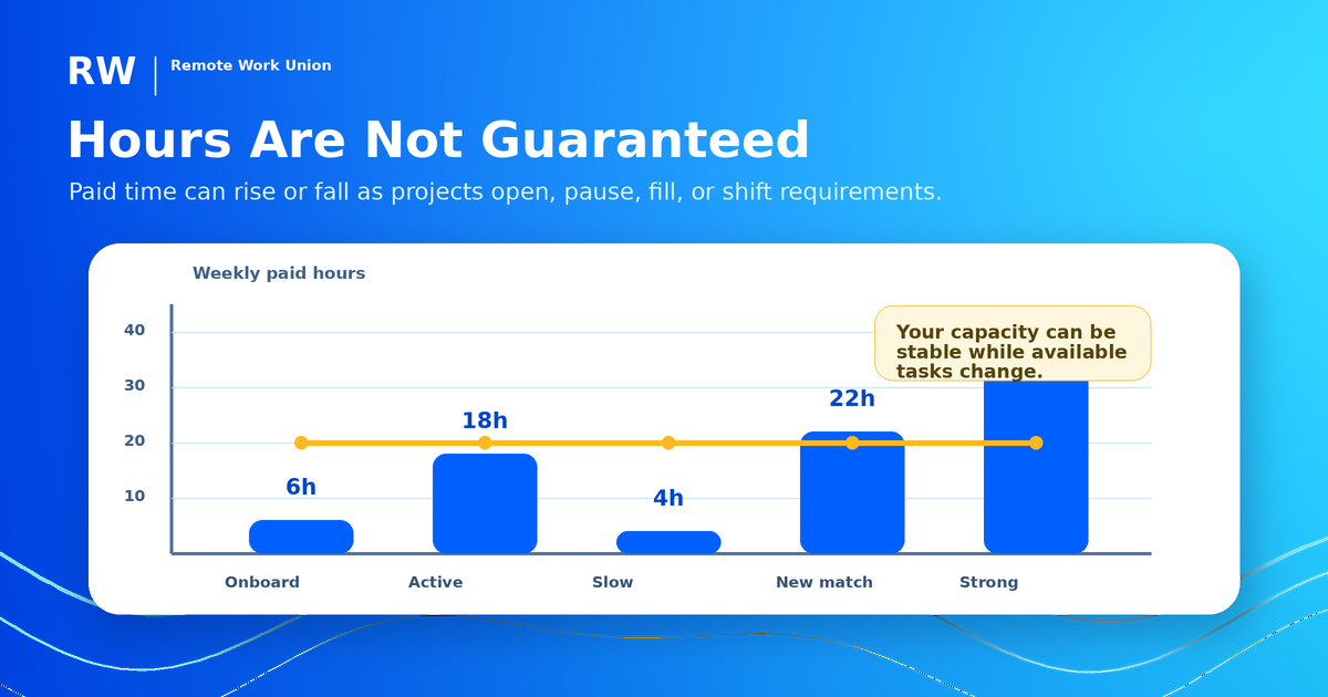 AI training hours vs income — not a linear relationship — Remote Work Union Article 192