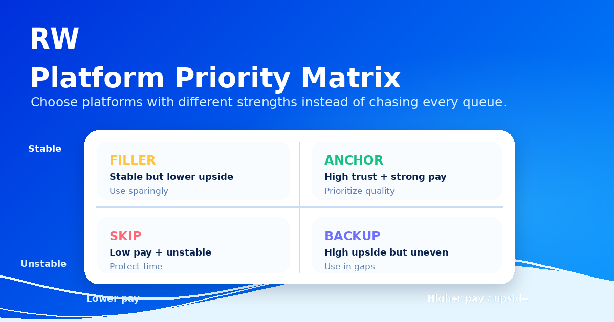 Platform priority matrix for AI training contractors — Remote Work Union Article 194