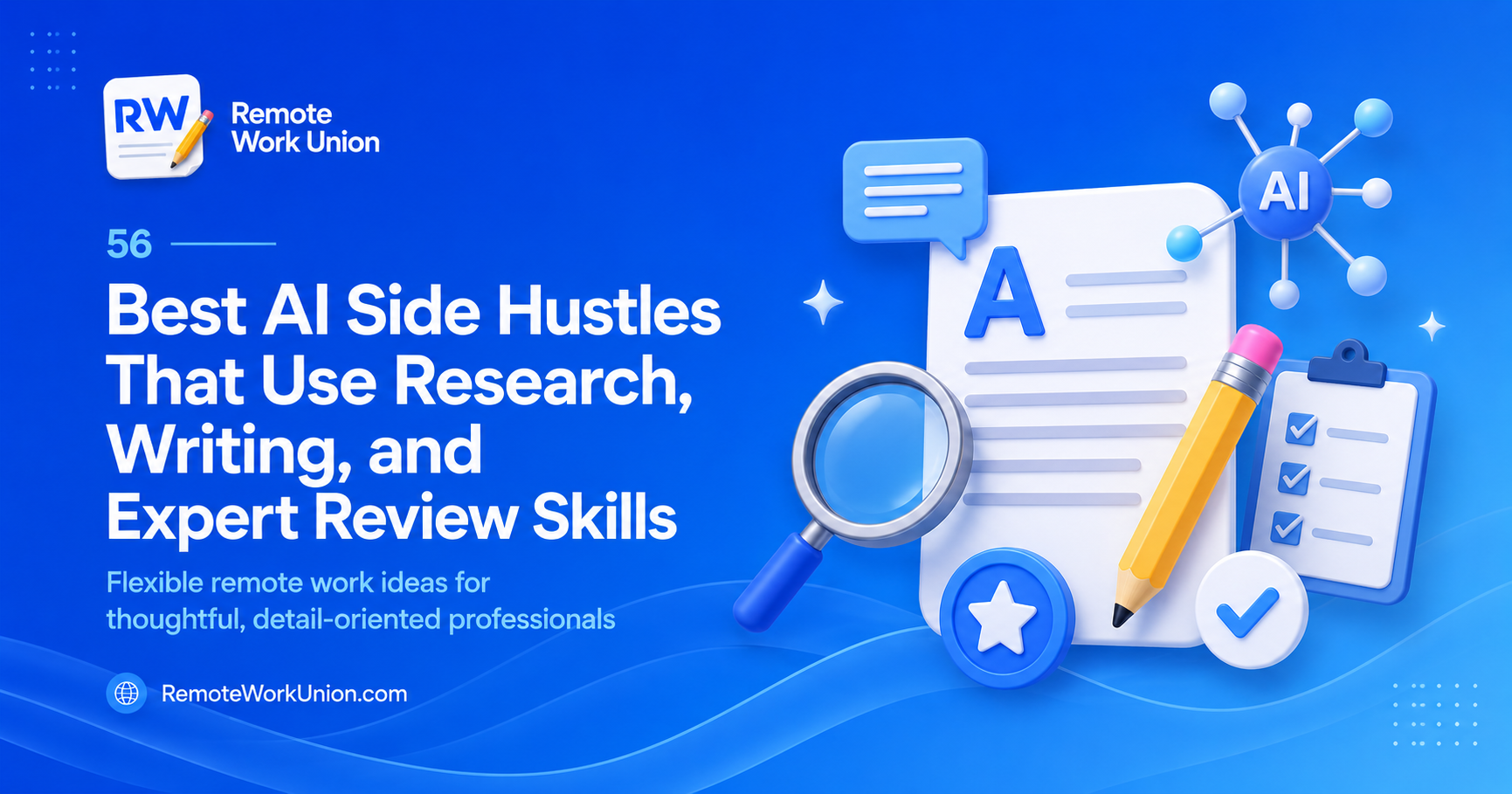 Remote Work Union: best AI side hustles for remote workers — Article 56