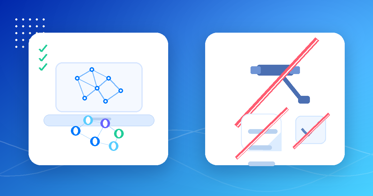 Visual comparison between a remote work community and crossed-out labor union symbols