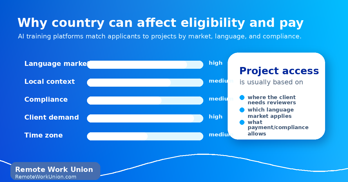 Country pay factors for AI training jobs — Remote Work Union Article 123