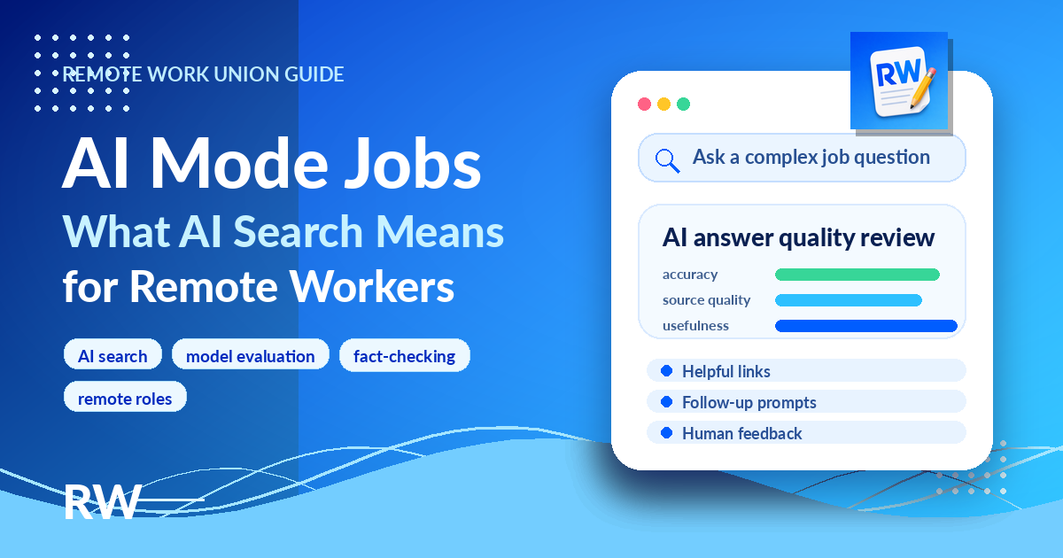 AI Mode Jobs: What AI Search Means for Remote Workers — Remote Work Union