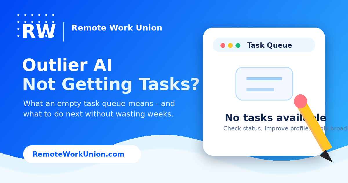 Outlier AI Not Getting Tasks: What It Means and What to Do Next — Remote Work Union