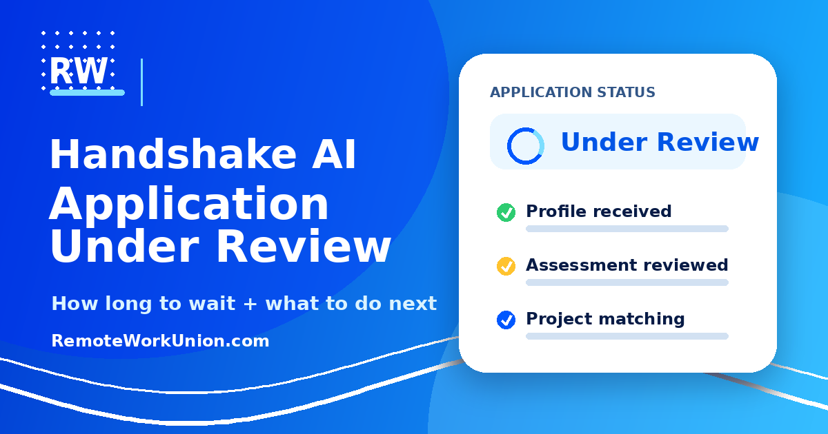Handshake AI application under review — what it means and what to do — Remote Work Union