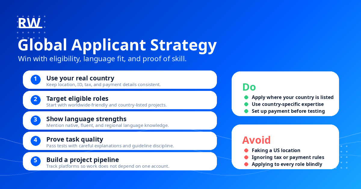 Strategy guide for international applicants choosing remote AI work