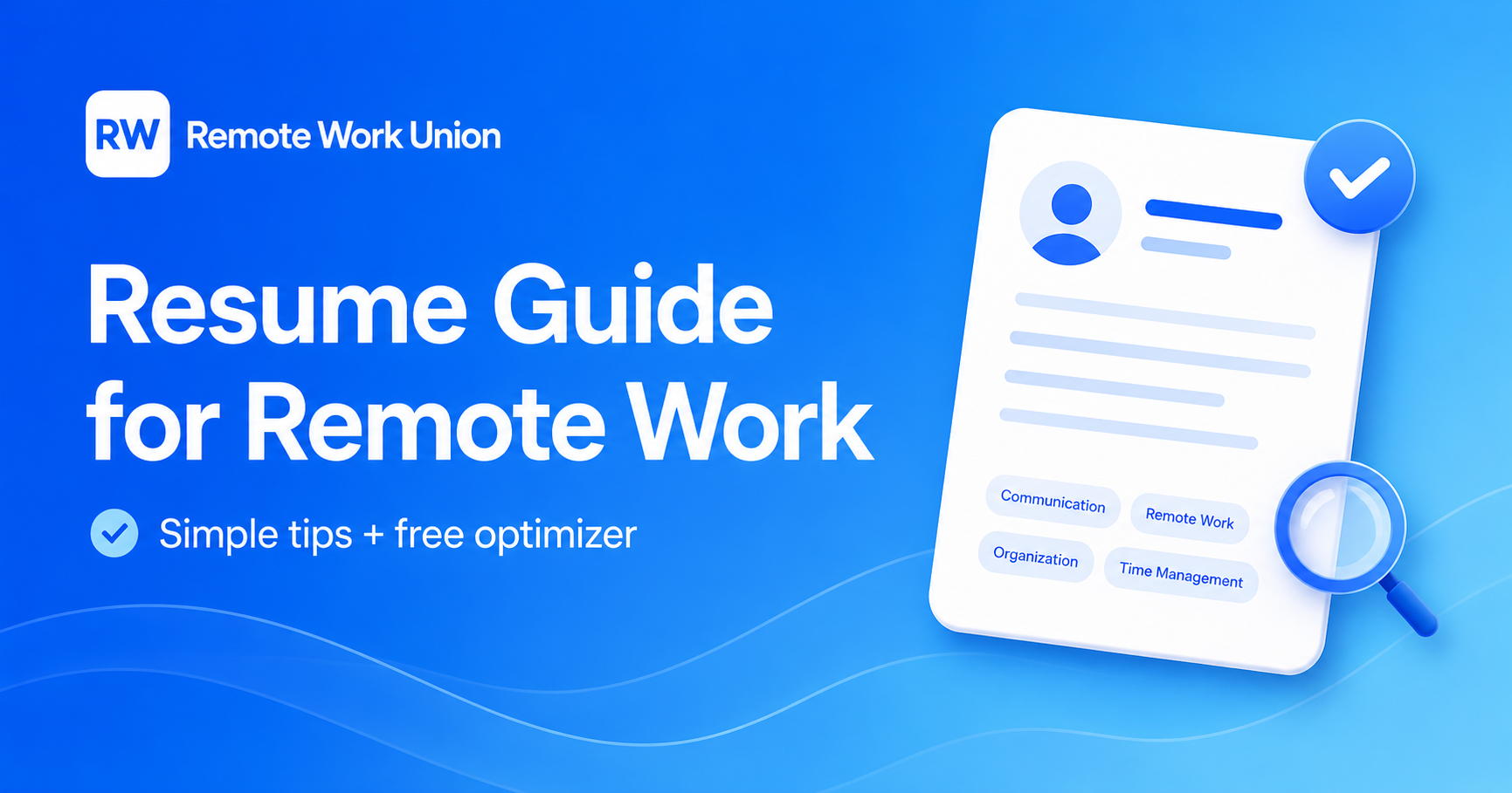 Remote Work Resume Guide for AI Training, AI Research, and Online Jobs — Remote Work Union